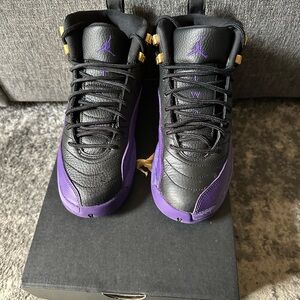 Air Jordan 12 Retro (GS) Black/Purple